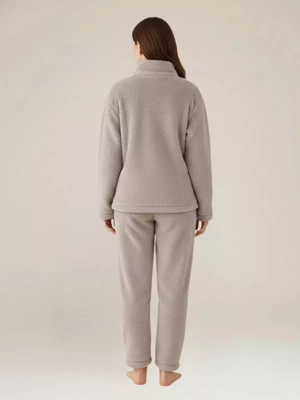 Pyjama Polaire Gris Pour Femme "Rêve Polaire"