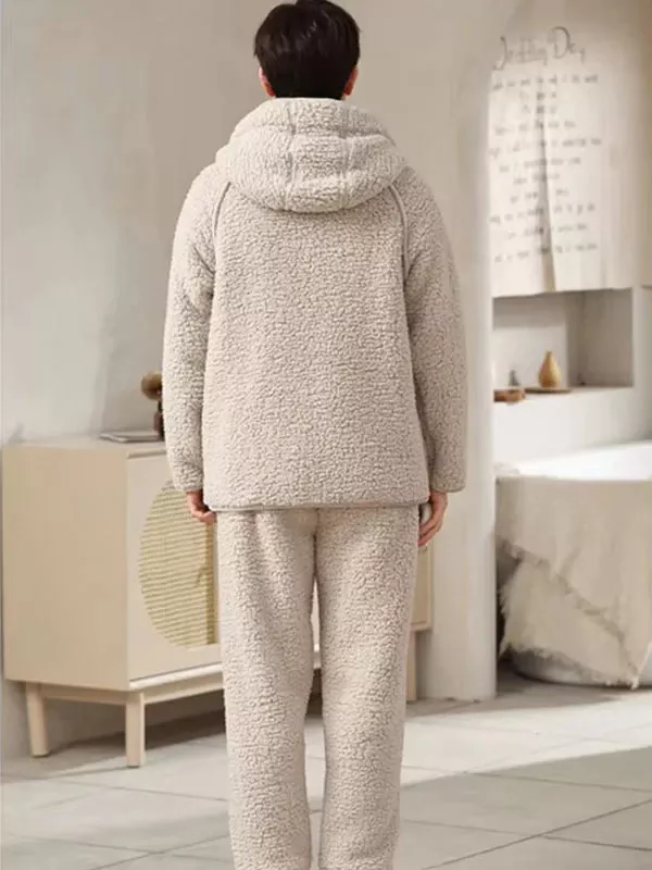 Pyjama D'hiver Chaud Pour Homme "Vague Polaire"