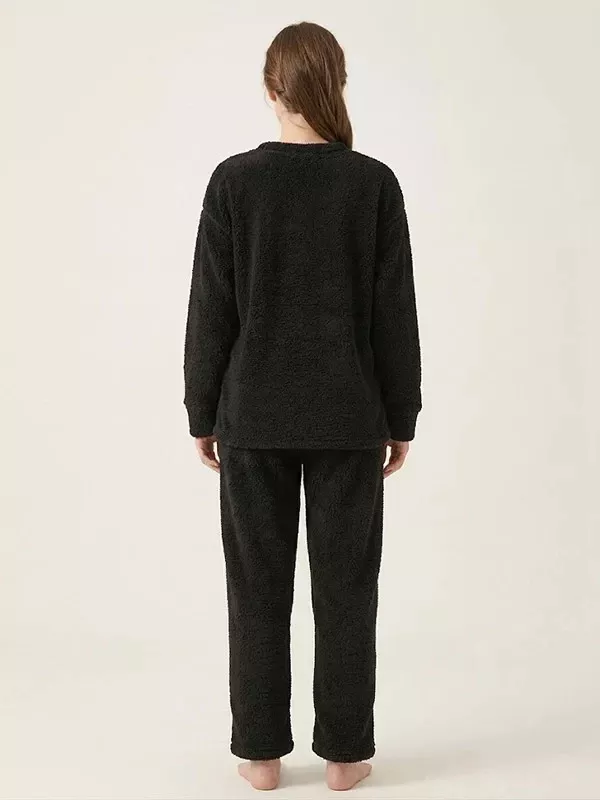 Pyjama Polaire Douillet Pour Femme "Ourson"