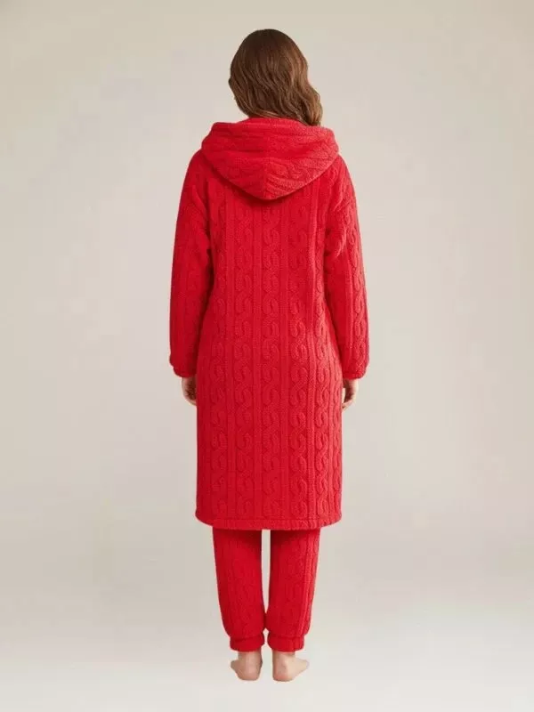 Pyjama Polaire Oversize Pour Femme En Flanelle "Chaleur Enveloppante"