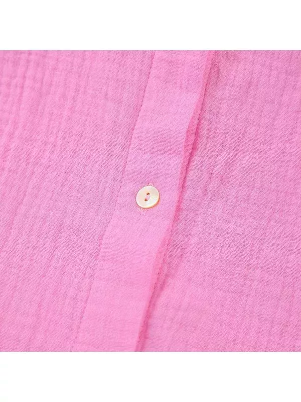 Pyjama Short en Coton Rose Pour Femme "Soupir d'Étoiles"