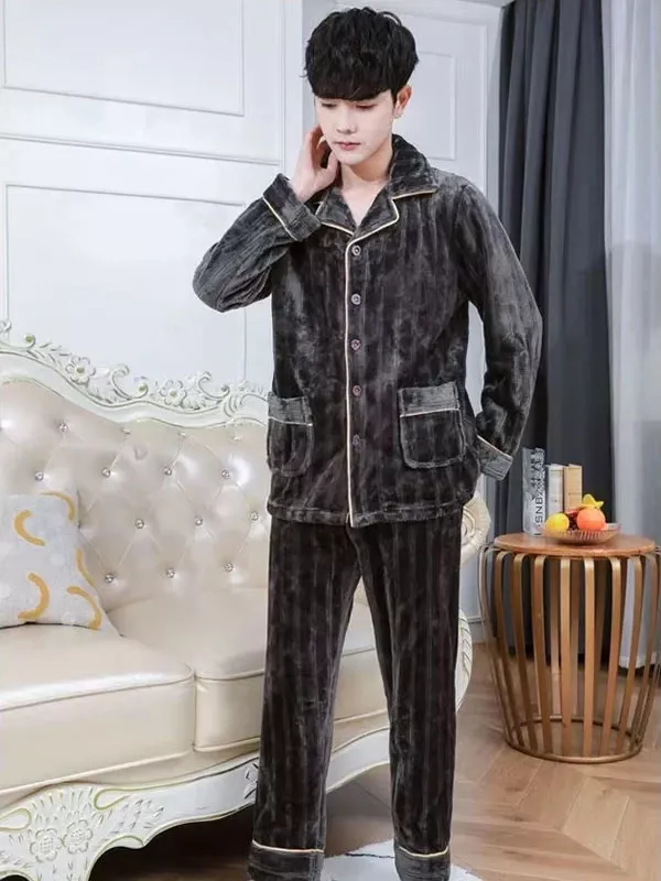 Pyjama Pour Homme En Polaire "Caresse Arctique"