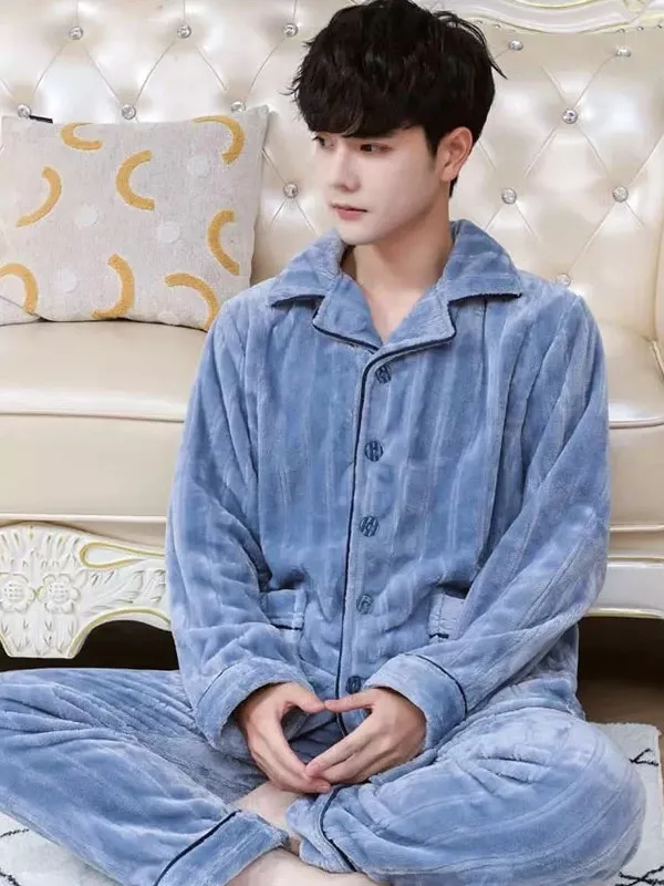 Pyjama Pour Homme En Polaire "Caresse Arctique"