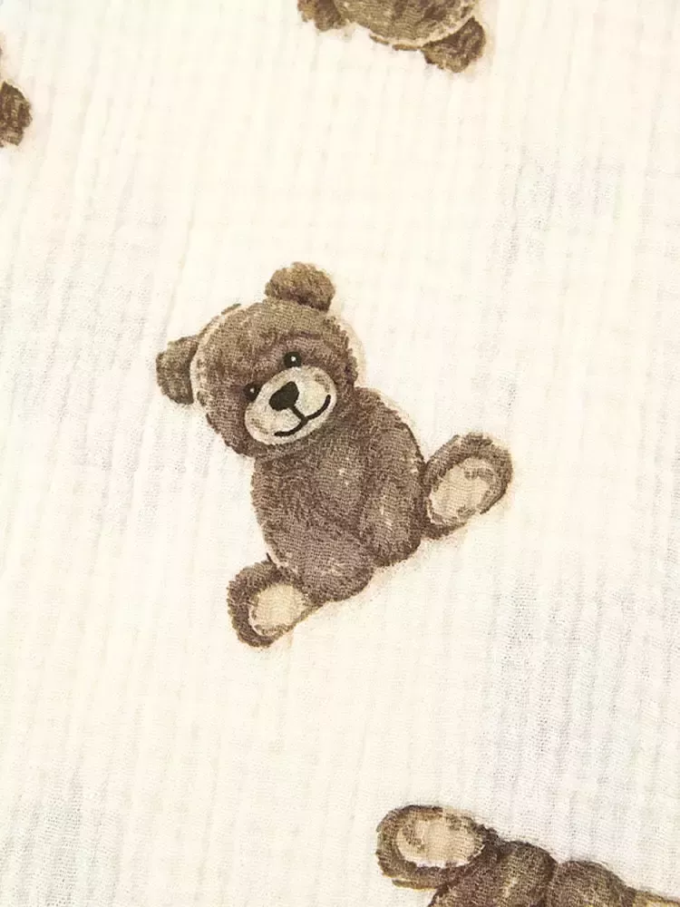 Beau Pyjama Pour Femme En Coton "Ourson"