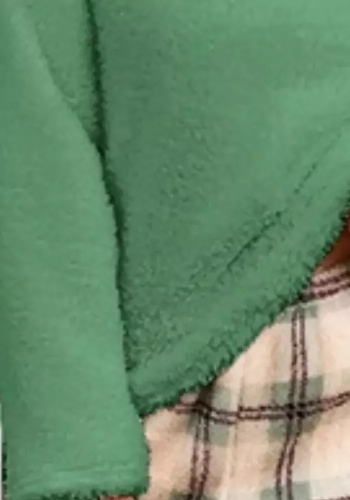 Pyjama Polaire Femme Vert