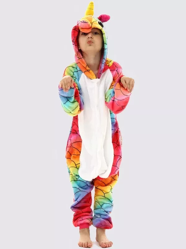 Combinaison Pyjama Pour Fille "Arc-en-Ciel"