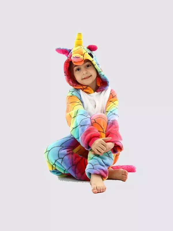 Combinaison Pyjama Pour Fille "Arc-en-Ciel"