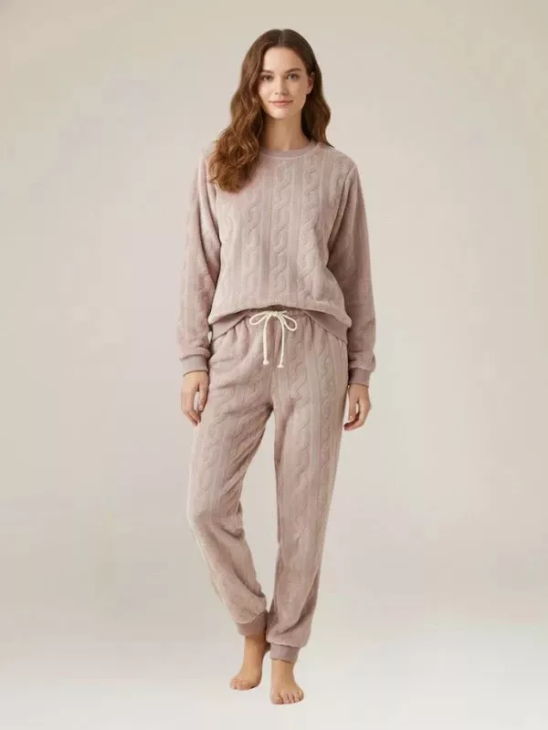 Pyjama Chaud Pour Femme En Flanelle "Cocon de Flanelle"