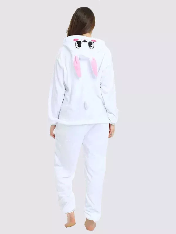 Combinaison Pyjama Pour Femme "Lapin Blanc"