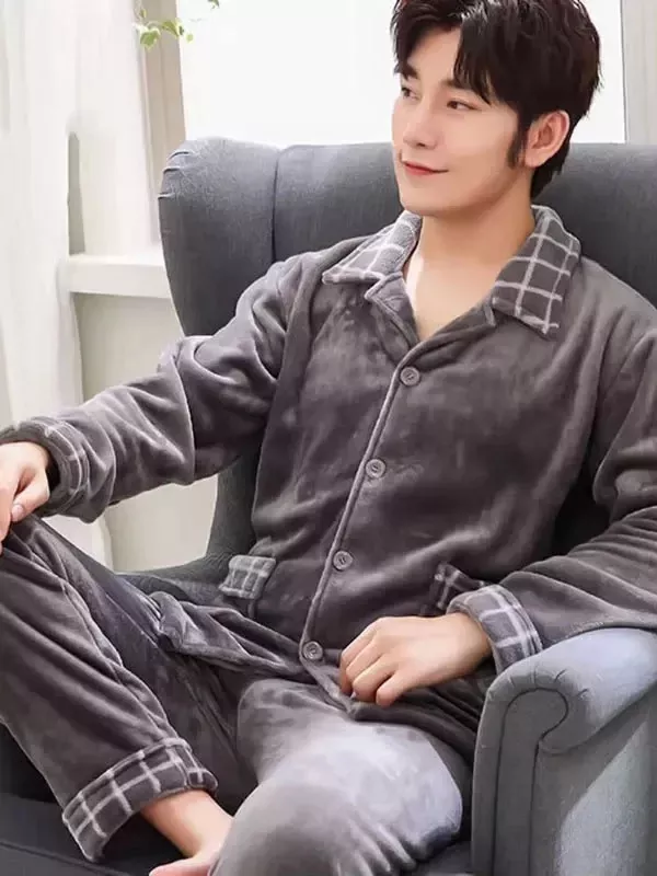 Pyjama Pour Homme Pilou Chaud "Douceur Boréale"