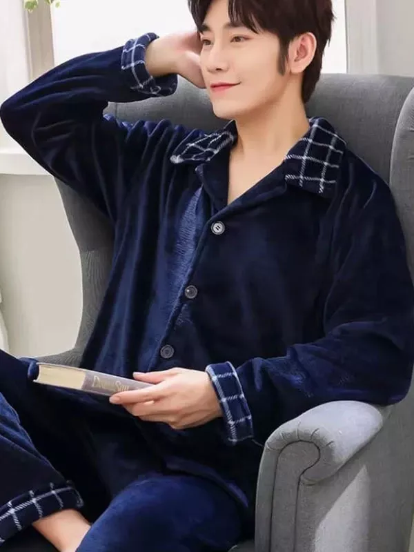 Pyjama Pour Homme Pilou Chaud "Douceur Boréale"