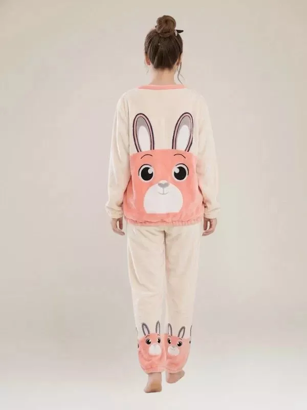 Pyjama Polaire D'hiver Pour Femme "Flocon Douillet"