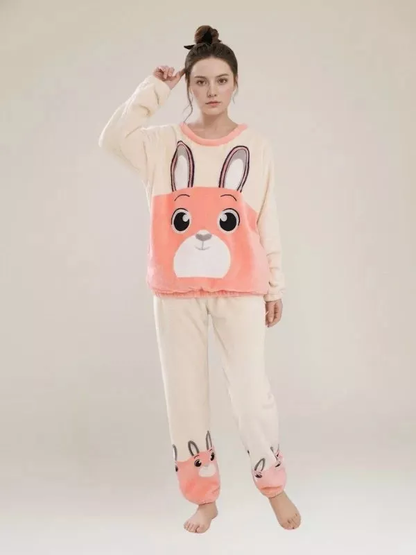 Pyjama Polaire D'hiver Pour Femme "Flocon Douillet"