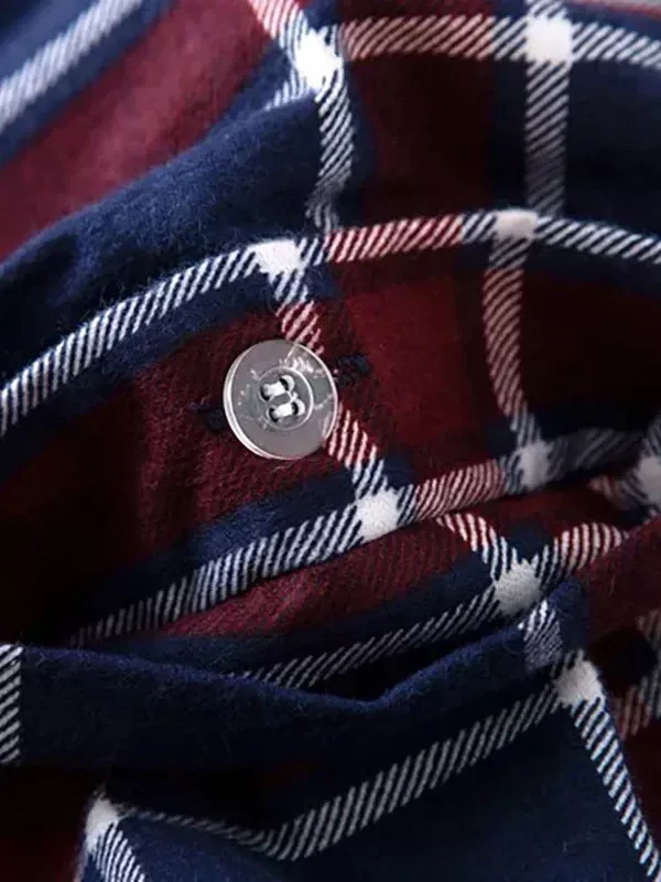 Pyjama À Carreaux Pour Homme "Chaleur Nocturne"