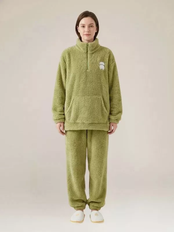 Pyjama Chaud Pour Femme "Douceur Enneigée"