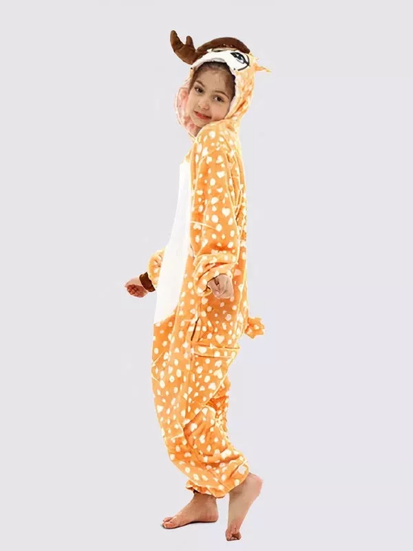 Combinaison Pyjama Pour Fille "Cerf"