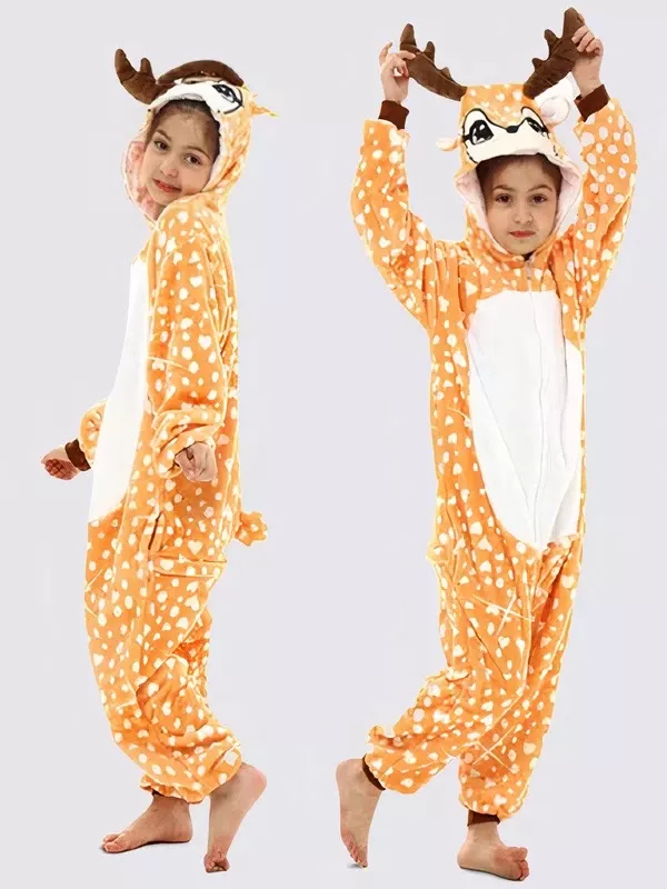 Combinaison Pyjama Pour Fille "Cerf"