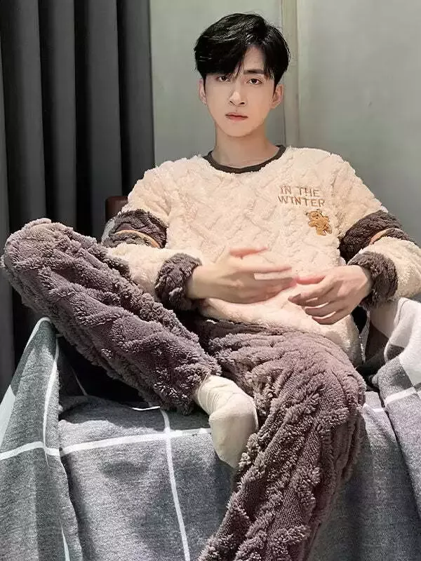 Pyjama d'hiver Pour Homme "Évasion d'Hiver"