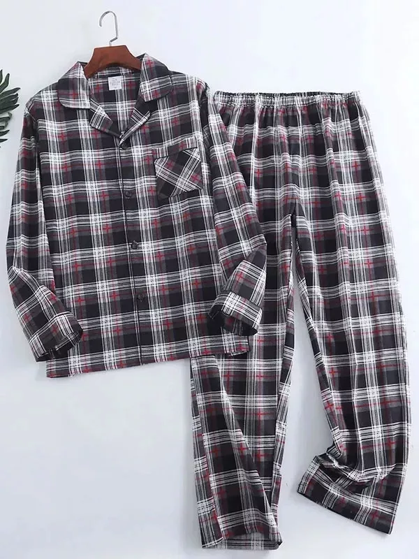 Pyjama Pour Homme à Carreaux "Rêve Urbain"