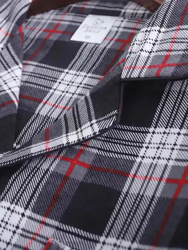Pyjama Pour Homme à Carreaux "Rêve Urbain"