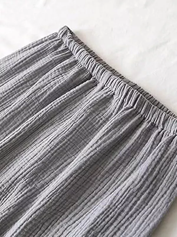 Pyjama En Coton Pour Homme Gris "Brume Matinale"
