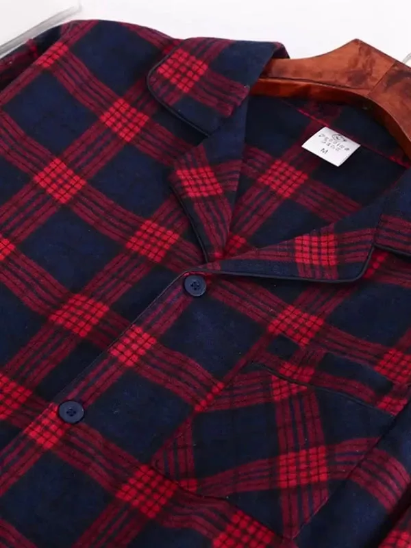 Pyjama Pour Homme À Carreaux "Douceur de Nuit"