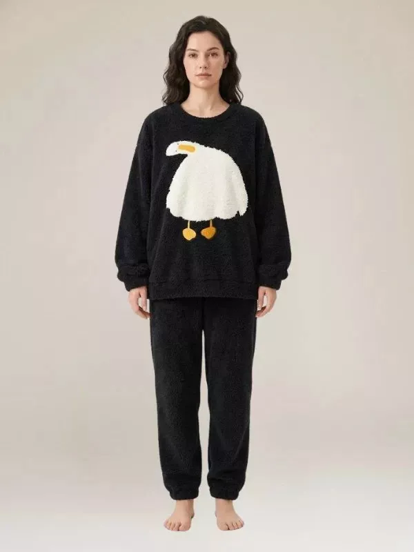 Pyjamas Chauds Pour Femmes "Canard Douillet"