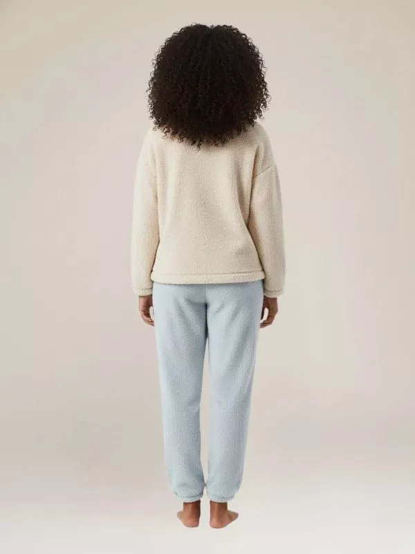 Pyjama Pour Femme Chaud Polaire "Flocon de Douceur"