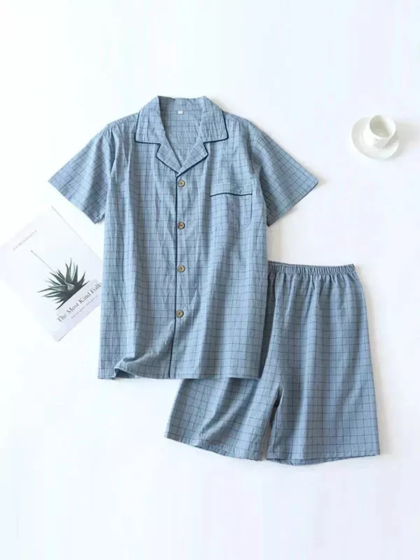 Ensemble Pyjamas Short Pour Homme "Brise Marine"