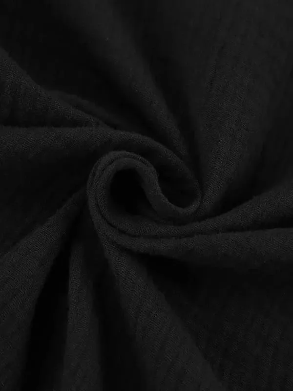 Pyjama Noir En Coton Pour Femme "Mélodie de Nuit"