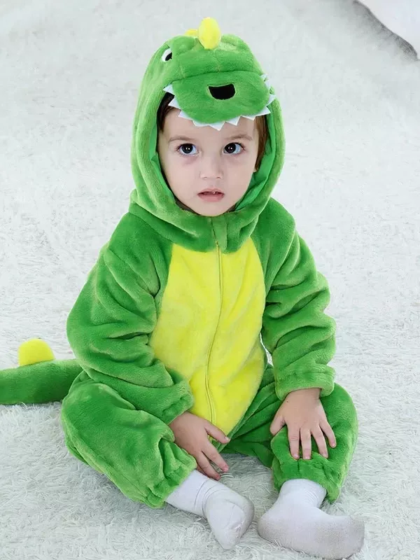 Pyjama Bébé "Dinosaure Vert"