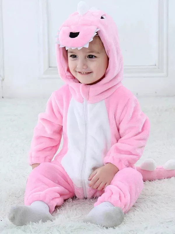 Pyjama Bébé "Dinosaure Rose"