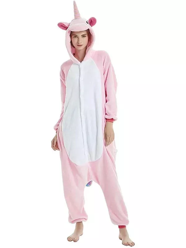Combinaison Pyjama Pour Femme "Licorne Rose"