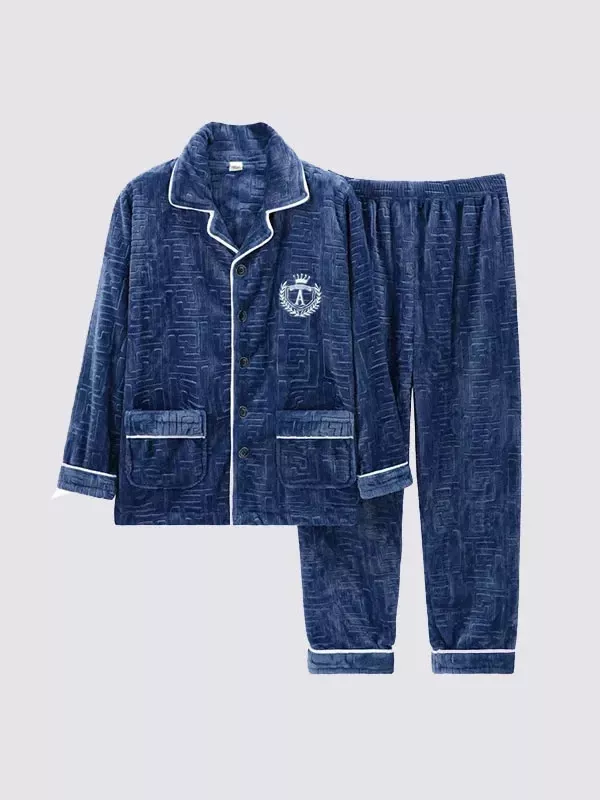 Pyjama Pour Homme Chaud "Lueur de Neige"