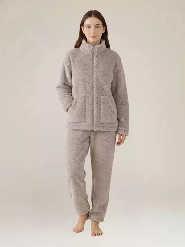 Pyjama Polaire Gris Pour Femme "Rêve Polaire"