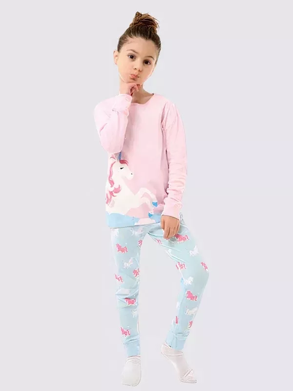 Pyjama Fille "Licorne Féerique"