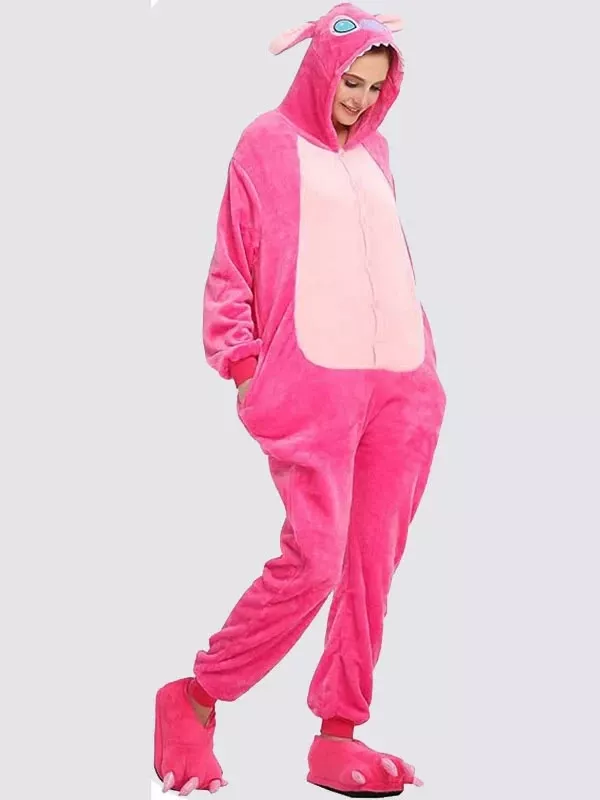 Combinaison Pyjama Pour Femme "Stitch Rose"