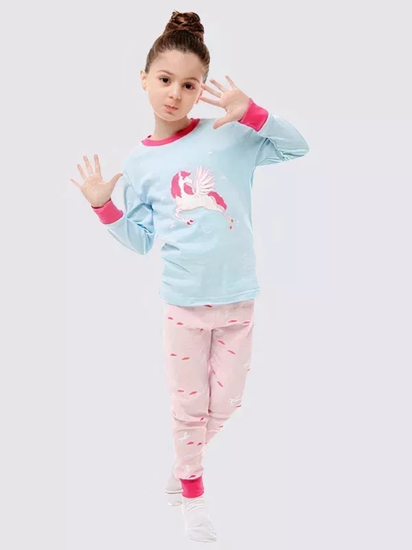 Pyjama Fille "Licorne Angélique"