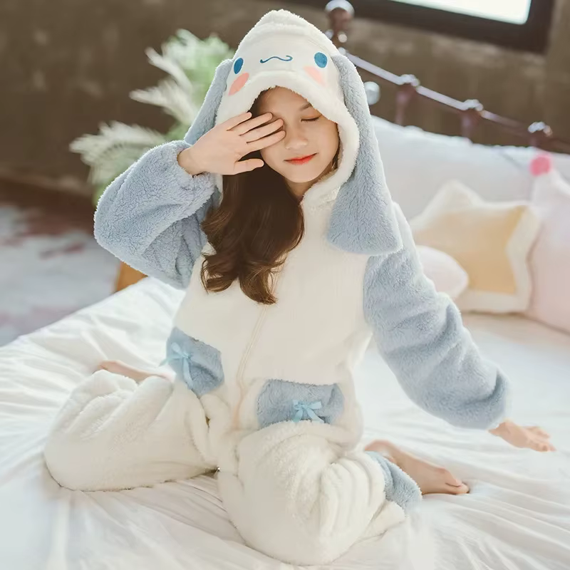 Pyjama polaire fille lapin