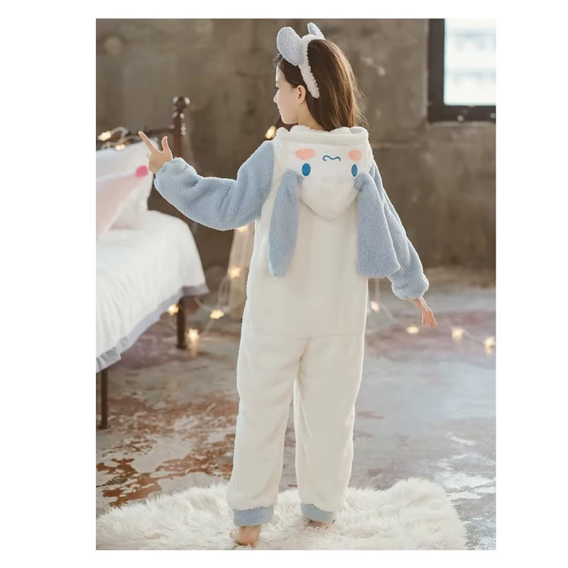 Pyjama polaire fille lapin