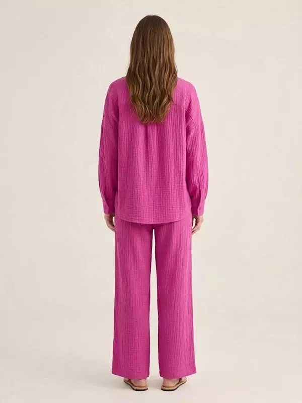 Pyjama En Coton Pour Femme "Écho de Lune"