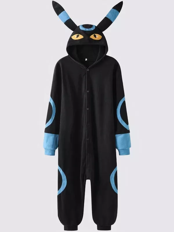 Combinaison Pyjama Pour Homme "Chat Nocturne Bleu"