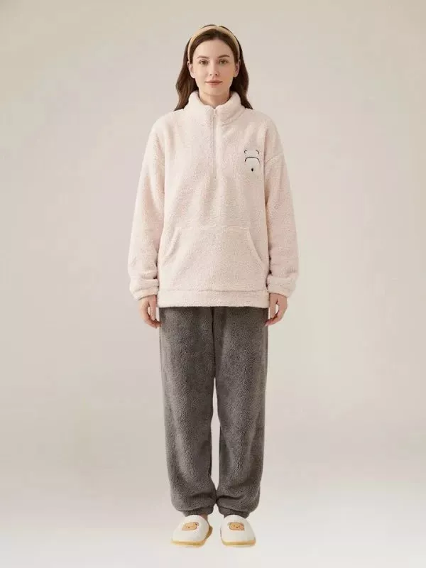 Pyjama Chaud Pour Femme "Douceur Enneigée"