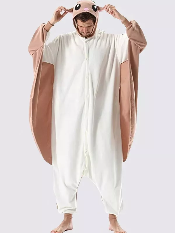 Combinaison Pyjama Pour Homme "Écureuil-Volant"