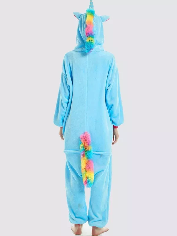 Combinaison Pyjama Pour Femme "Licorne Bleu"