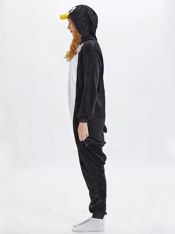 Combinaison Pyjama Pour Femme "Penguin Noir"