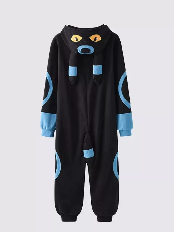 Combinaison Pyjama Pour Homme "Chat Nocturne Bleu"