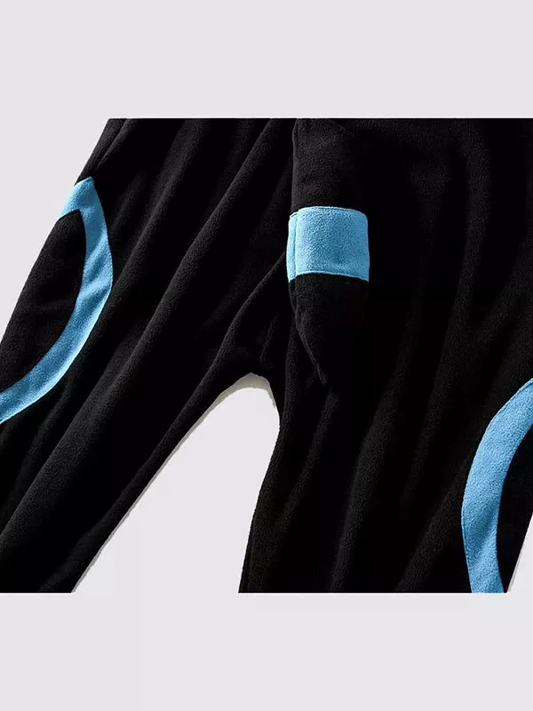 Combinaison Pyjama Pour Homme "Chat Nocturne Bleu"