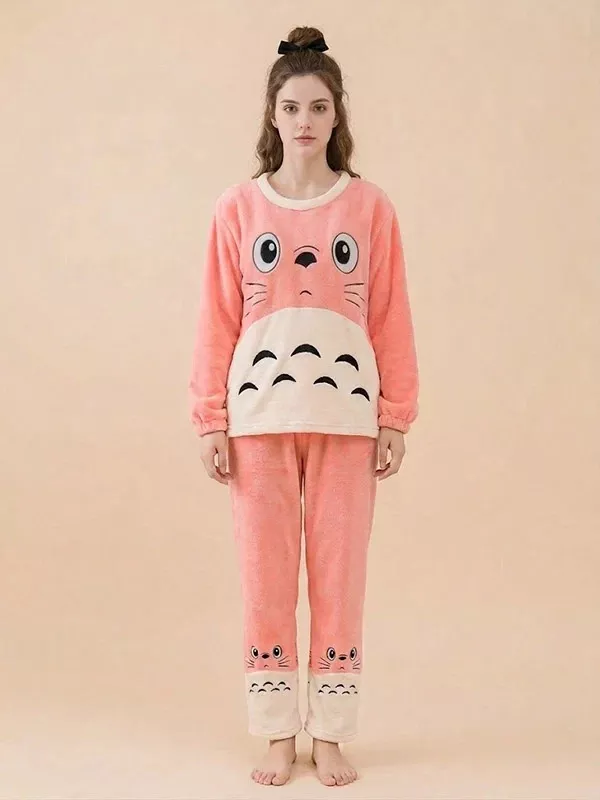 Pyjama D'hiver Chaud Pour Femme "Tendresse Polaire"