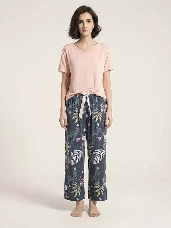 Pyjama Pour Femme 2 Pièces "Nuit Fleurie"